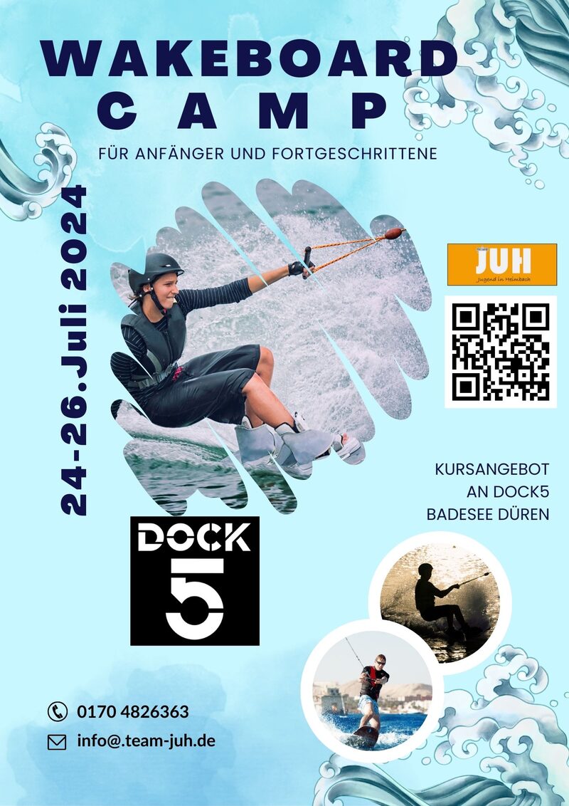 Wakeboardcamp Plakat
