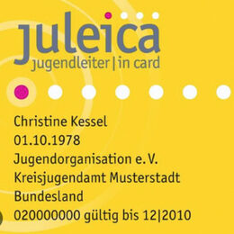juleica - jugendleiter | in card